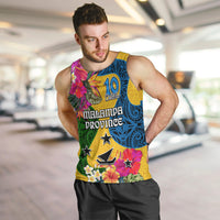 Malampa Day Men Tank Top Proud To Be A Ni-Van Beauty Pacific Flower LT03 - Polynesian Pride