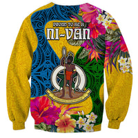 Malampa Day Sweatshirt Proud To Be A Ni-Van Beauty Pacific Flower LT03 - Polynesian Pride