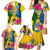 Personalised Malampa Day Family Matching Mermaid Dress and Hawaiian Shirt Proud To Be A Ni-Van Beauty Pacific Flower LT03 Yellow - Polynesian Pride