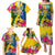 Personalised Malampa Day Family Matching Puletasi Dress and Hawaiian Shirt Proud To Be A Ni-Van Beauty Pacific Flower LT03 Yellow - Polynesian Pride