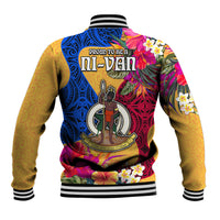 Torba Day Baseball Jacket Proud To Be A Ni-Van Beauty Pacific Flower LT03 - Polynesian Pride
