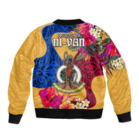 Torba Day Bomber Jacket Proud To Be A Ni-Van Beauty Pacific Flower LT03 - Polynesian Pride