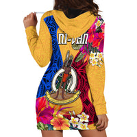 Torba Day Hoodie Dress Proud To Be A Ni-Van Beauty Pacific Flower LT03 - Polynesian Pride