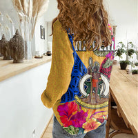 Torba Day Women Casual Shirt Proud To Be A Ni-Van Beauty Pacific Flower LT03 - Polynesian Pride