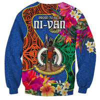 Tafea Day Sweatshirt Proud To Be A Ni-Van Beauty Pacific Flower LT03 - Polynesian Pride