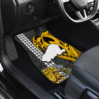 Hawaii Kahoolawe Island Car Mats Hawaiian Warrior and Kakau Symbols Abstract Tattoo LT03 - Polynesian Pride