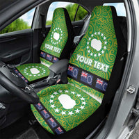 Cook Islands Merry Christmas Car Seat Cover Santa Suit Style With Polynesian Pattern LT03 - Polynesian Pride