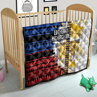 Hawaii Lutheran High School Quilt Kakau Pattern Splash Style LT03 - Polynesian Pride