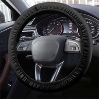 Aotearoa Toitu Te Tiriti-Honour the Treaty Steering Wheel Cover Maori Taniwha Haka with Taniko and Tukutuku