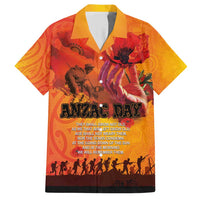 Australia and New Zealand ANZAC Day Hawaiian Shirt Soldiers Memories - Red Poppies with Aboriginal and Maori Art