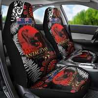 Australia and New Zealand ANZAC Day Car Seat Cover Aboriginal and Maori Art Pattern - Gallipoli Lest We Forget