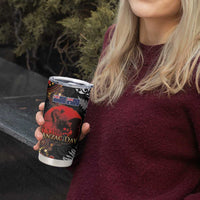 Australia and New Zealand ANZAC Day Tumbler Cup Aboriginal and Maori Art Pattern Gallipoli Lest We Forget