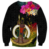 Vanuatu Ni-Van Sweatshirt Coat of Arms Sand Drawing