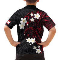 French Polynesia Tiare Day Family Matching Long Sleeve Bodycon Dress and Hawaiian Shirt Seal and Polynesian Pattern