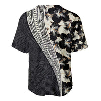 Bula Hibiscus Festival Baseball Jersey Tapa Pattern Half Style LT03 - Polynesian Pride