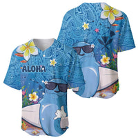 Aloha Hawaiian Monk Seal Baseball Jersey Polynesian Tattoo The Ocean and Undersea Vibe LT03 - Polynesian Pride