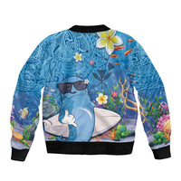 Aloha Hawaiian Monk Seal Bomber Jacket Polynesian Tattoo The Ocean and Undersea Vibe LT03 - Polynesian Pride