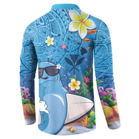 Aloha Hawaiian Monk Seal Button Sweatshirt Polynesian Tattoo The Ocean and Undersea Vibe LT03 - Polynesian Pride