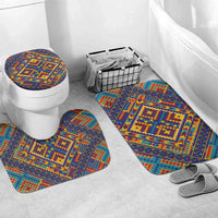 Kolose-Tuvalu Crochet Bathroom Set with Polynesian and Pacific Tattoos LT03 Mat Set Only (3 pcs) One Size Navy - Polynesian Pride
