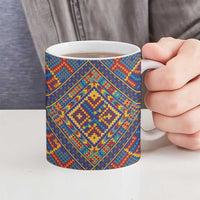 Kolose-Tuvalu Crochet Ceramic Mug with Polynesian and Pacific Tattoos LT03 - Polynesian Pride