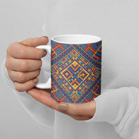 Kolose-Tuvalu Crochet Ceramic Mug with Polynesian and Pacific Tattoos LT03 - Polynesian Pride