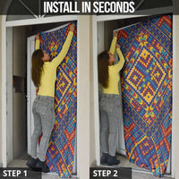 Kolose-Tuvalu Crochet Door Cover with Polynesian and Pacific Tattoos - Polynesian Pride