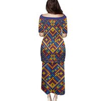 Kolose-Tuvalu Crochet Family Matching Puletasi and Hawaiian Shirt with Polynesian and Pacific Tattoos - Polynesian Pride