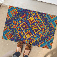 Kolose-Tuvalu Crochet Rubber Doormat with Polynesian and Pacific Tattoos - Polynesian Pride