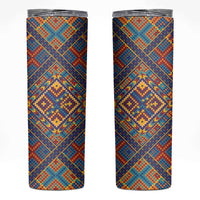 Kolose-Tuvalu Crochet Skinny Tumbler with Polynesian and Pacific Tattoos - Polynesian Pride