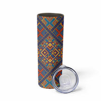 Kolose-Tuvalu Crochet Skinny Tumbler with Polynesian and Pacific Tattoos - Polynesian Pride