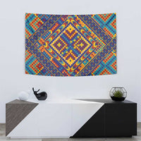 Kolose-Tuvalu Crochet Tapestry with Polynesian and Pacific Tattoos - Polynesian Pride