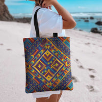 Kolose-Tuvalu Crochet Tote Bag with Polynesian and Pacific Tattoos - Polynesian Pride