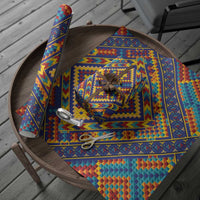 Kolose-Tuvalu Crochet Wrapping Paper with Polynesian and Pacific Tattoos LT03 - Polynesian Pride