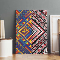 Tuvaluan and New Zealand Culture Canvas Wall Art The Art of Kolose and Taniko - Polynesian Pride