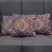 Tuvaluan and New Zealand Culture Pillow Cover The Art of Kolose and Taniko - Polynesian Pride