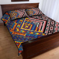 Tuvaluan and New Zealand Culture Quilt Bed Set The Art of Kolose and Taniko - Polynesian Pride