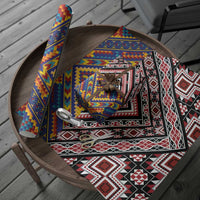 Tuvaluan and New Zealand Culture Wrapping Paper The Art of Kolose and Taniko - Polynesian Pride