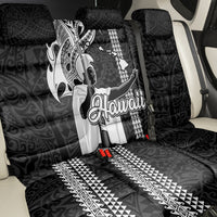 Hawaii Island Back Car Seat Cover Hawaiian King and Kakau Symbols Abstract Shoulder Tattoo