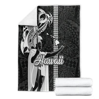 Hawaii Island Blanket Hawaiian King and Kakau Symbols Abstract Shoulder Tattoo LT03 - Polynesian Pride