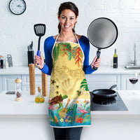 Hawaiian Alohawaii Apron Tropical Plants and Animals on The Beach - Polynesian Pride