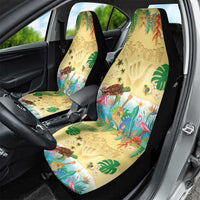 Hawaiian Alohawaii Car Seat Cover Tropical Plants and Animals on The Beach - Polynesian Pride