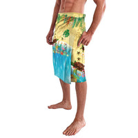 Hawaiian Alohawaii Lavalava Tropical Plants and Animals on The Beach - Polynesian Pride