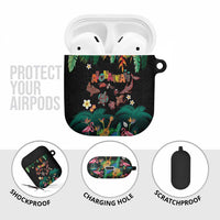 Hawaiian Alohawaii AirPods Case Tribal Sea Animals Tattoo and Tropical Plants - Polynesian Pride