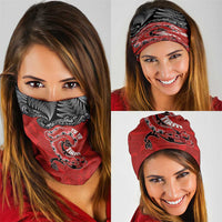 Aotearoa Toitu Te Tiriti Neck Gaiter Taniwha Tribal Motifs