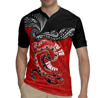 Personalised Aotearoa Toitu Te Tiriti Rugby Jersey Taniwha Tribal Motifs
