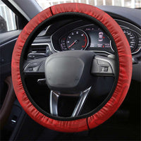 Aotearoa Toitu Te Tiriti Steering Wheel Cover Taniwha Tribal Motifs