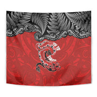 Aotearoa Toitu Te Tiriti Tapestry Taniwha Tribal Motifs