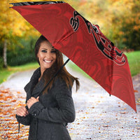 Aotearoa Toitu Te Tiriti Umbrella Taniwha Tribal Motifs