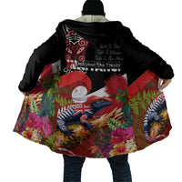 Aotearoa Toitu Te Tiriti Cloak Waitangi-Honour The Treaty NZ Tuatara and Plants