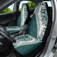 Hawaii Plumeria Tribal Vintage Car Seat Cover Special Turquoise